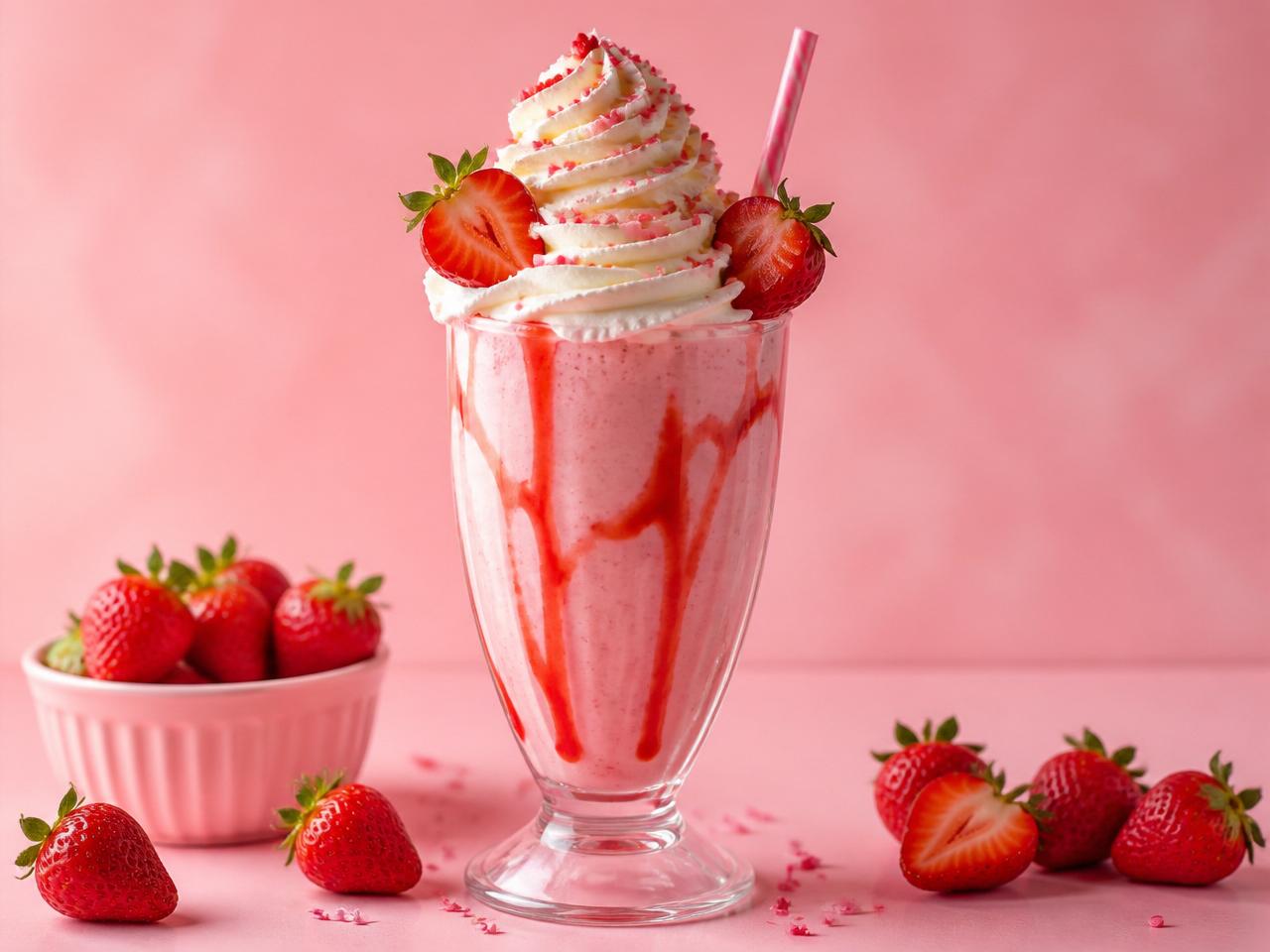 Strawberry Cream Shake