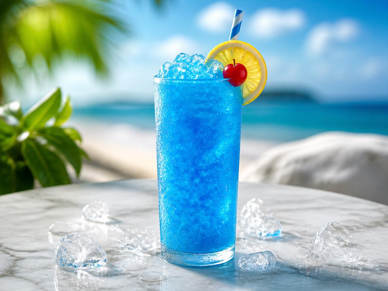 Blue Lagoon Slush